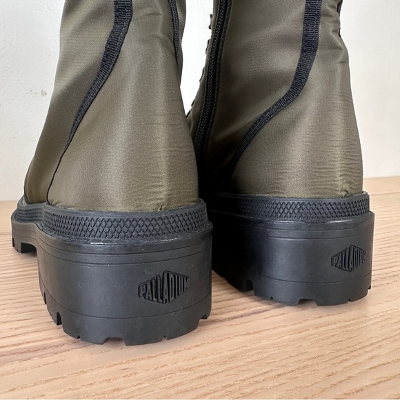 Madison Maison x Palladium Ranger Boot Women Sz 6 Vegan Army RARE 90's $495 - Picture 11 of 16